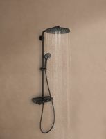 Душова система з термостатом Grohe Euphoria SmartControl фантомний чорний 22120KF0