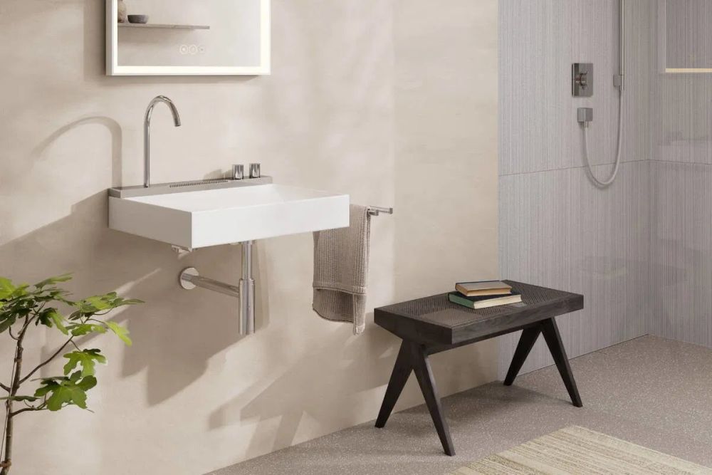 Раковина підвісна Hansgrohe Avalegra 58 см білий матовий/хром 22472000