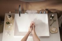 Раковина підвісна Hansgrohe Avalegra 58 см білий матовий/хром 22472000