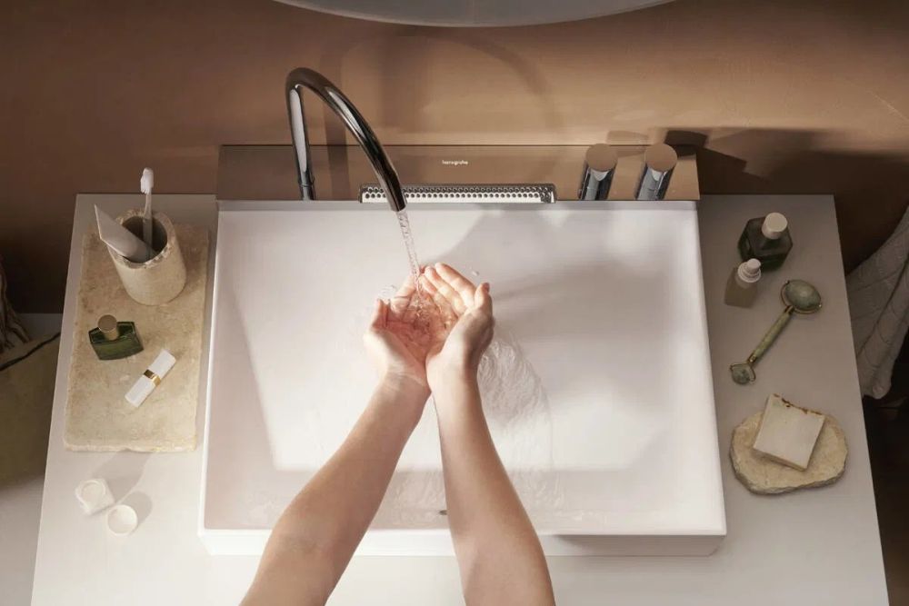 Раковина підвісна Hansgrohe Avalegra 58 см білий матовий/хром 22472000