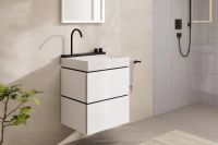 Раковина підвісна Hansgrohe Avalegra 58 см білий матовий/чорний матовий 22472670