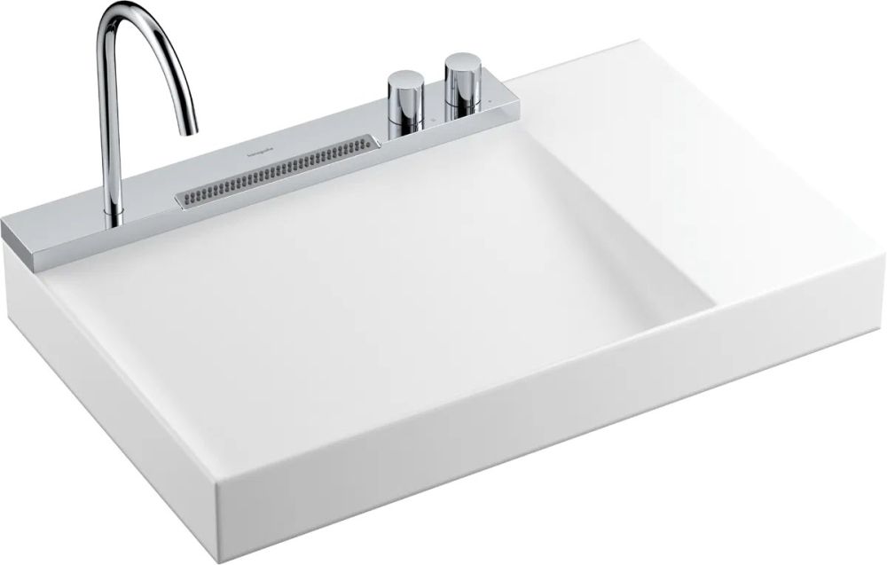 Раковина підвісна Hansgrohe Avalegra 78 см білий матовий/хром 22473000