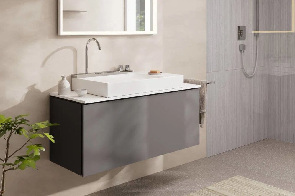 Раковина підвісна Hansgrohe Avalegra 78 см білий матовий/хром 22473000