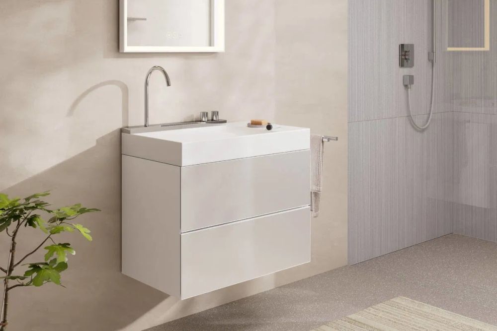 Раковина підвісна Hansgrohe Avalegra 78 см білий матовий/хром 22473000