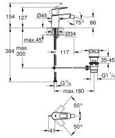 Змішувач для біде Grohe BauLoop хром 23338001