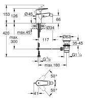 Змішувач для біде Grohe StartEdge хром 23345001