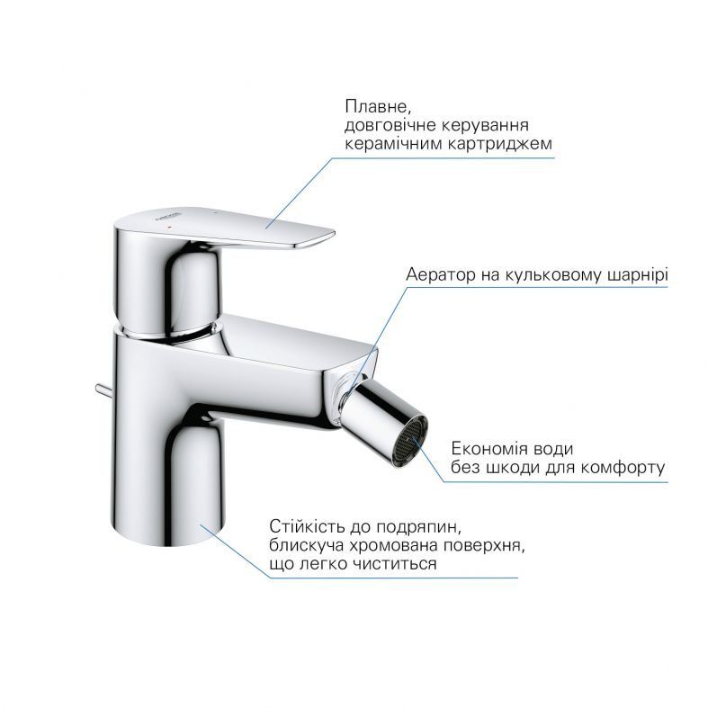 Змішувач для біде Grohe StartEdge хром 23345001