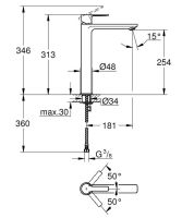 Змішувач для раковини Grohe Lineare хром 23405001