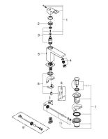 Змішувач для раковини Grohe Eurocube хром 23445000