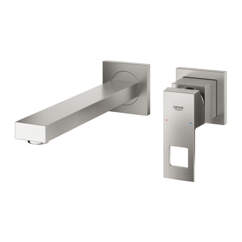 Змішувач для раковини Grohe Eurocube суперсталь 23447DC0
