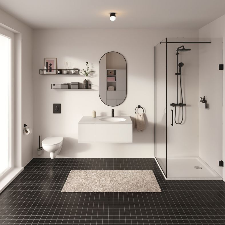 Змішувач для раковини Grohe Start чорний матовий 234552432