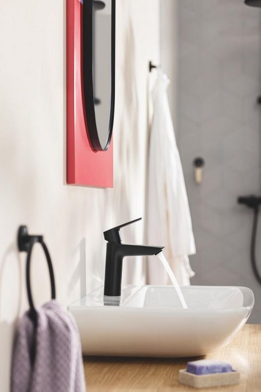 Змішувач для раковини Grohe Start чорний матовий 235502432
