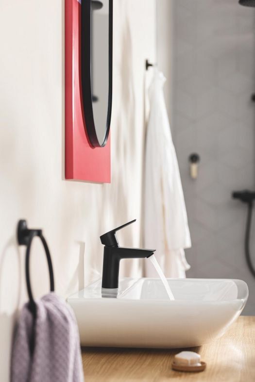 Змішувач для раковини Grohe Start чорний матовий 235512432