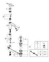 Змішувач для раковини Grohe Start хром 23552002