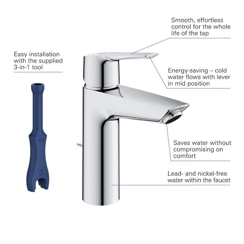 Змішувач для раковини Grohe Start хром 23552002