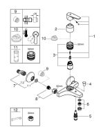 Змішувач для ванни Grohe BauFlow хром 23601000