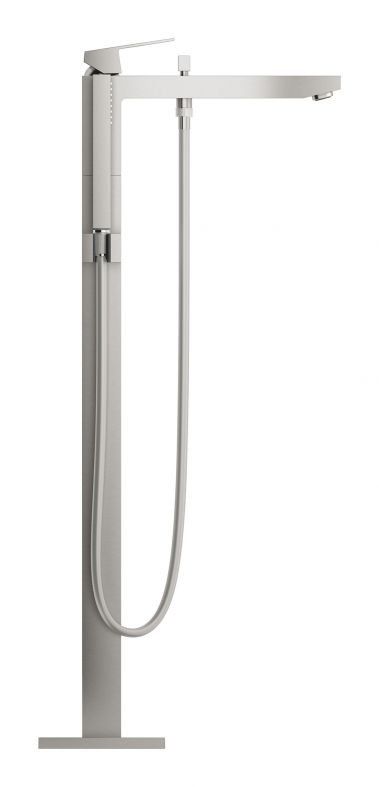 Смеситель для ванны Grohe Eurocube суперсталь 23672DC1 на пол