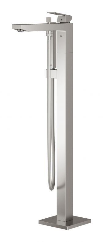 Смеситель для ванны Grohe Eurocube суперсталь 23672DC1 на пол