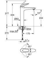 Змішувач для раковини Grohe Eurostyle хром 23719003