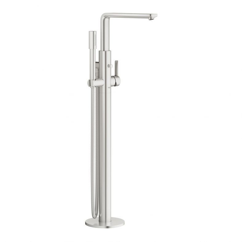 Смеситель для ванны Grohe Lineare суперсталь 23792DC1 на пол