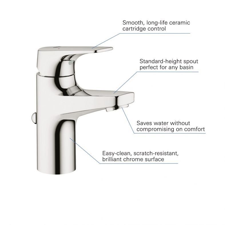 Змішувач для раковини Grohe Start Flow хром 23809000