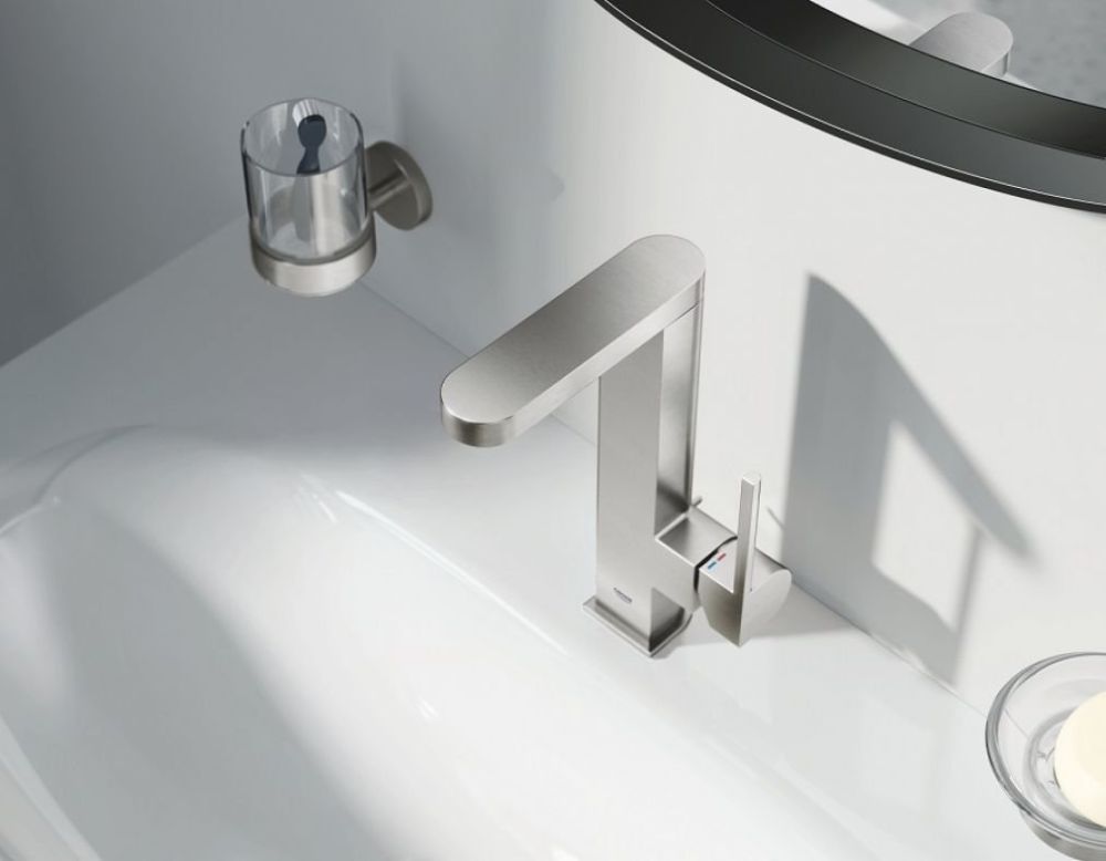 Змішувач для раковини Grohe Plus суперсталь 23851DC3