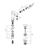 Змішувач для раковини Grohe Plus хром 23872003