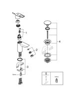 Змішувач для раковини Grohe BauLoop хром 23878001