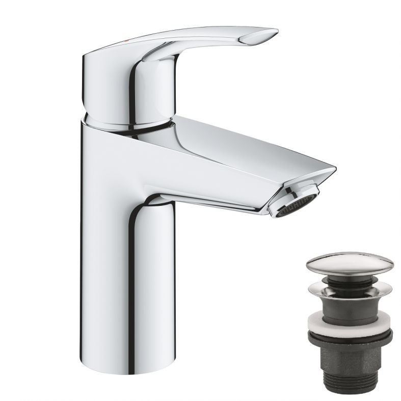 Змішувач для раковини Grohe Eurosmart New хром 23922003