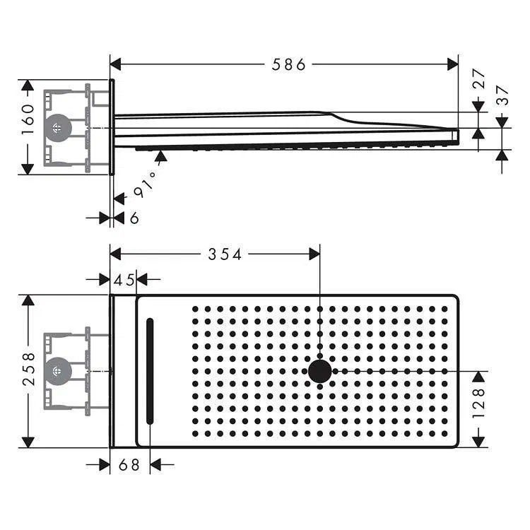 Верхній душ Hansgrohe Rainmaker Select хром 24001600