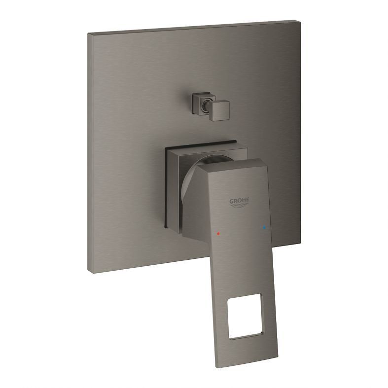 Змішувач прихованого монтажу Grohe Eurocube графіт темний матовий 24062AL0