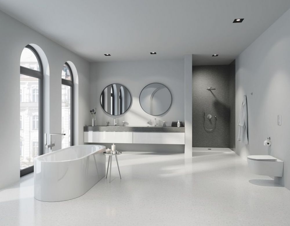 Змішувач прихованого монтажу Grohe Plus суперсталь 24093DC3