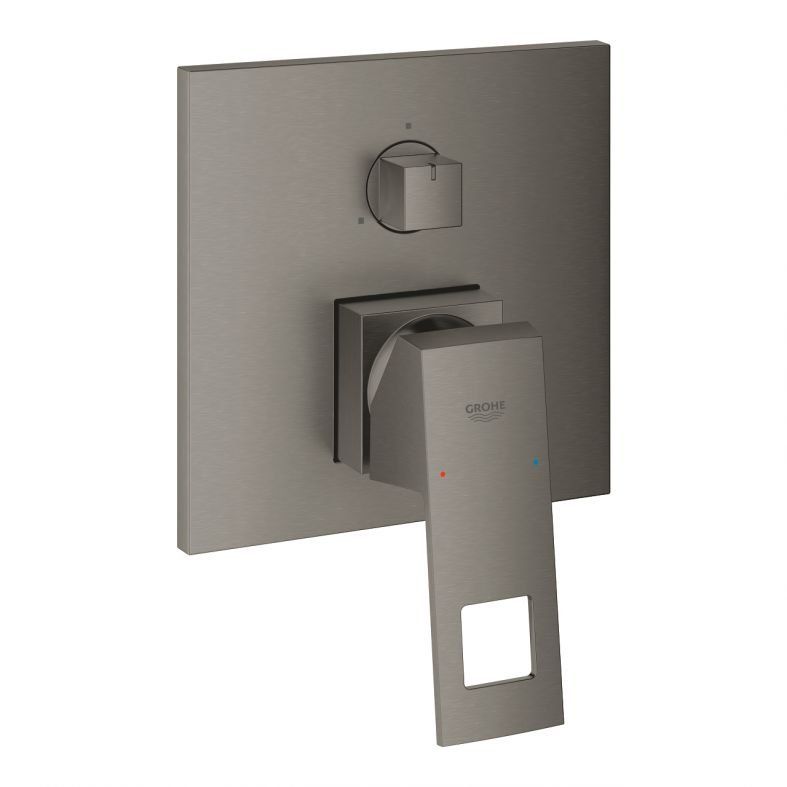 Змішувач прихованого монтажу Grohe Eurocube графіт темний матовий 24094AL0