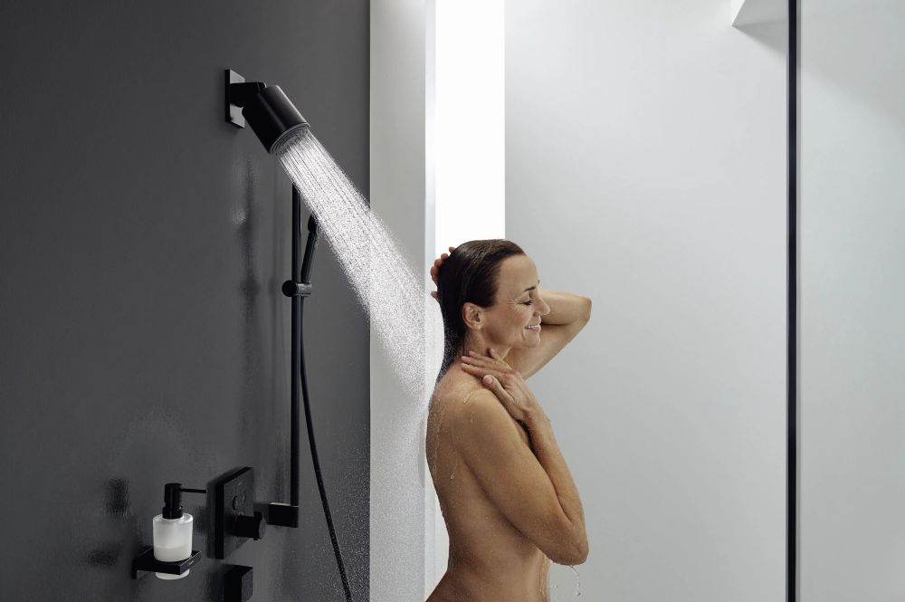 Верхній душ Hansgrohe Pulsify S чорний матовий 24132670