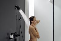 Верхній душ Hansgrohe Pulsify S чорний матовий 24132670