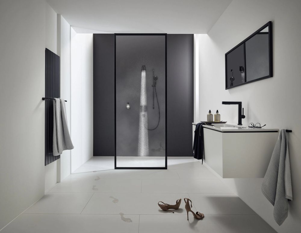 Верхній душ Hansgrohe Pulsify S чорний матовий 24132670