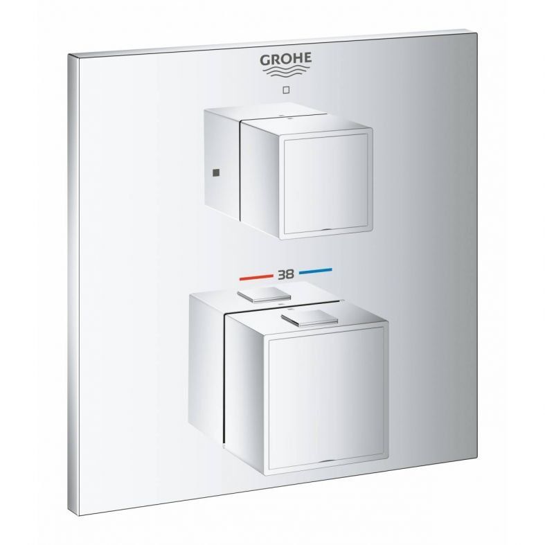 Змішувач прихованого монтажу Grohe Grohtherm Cube хром 24153000