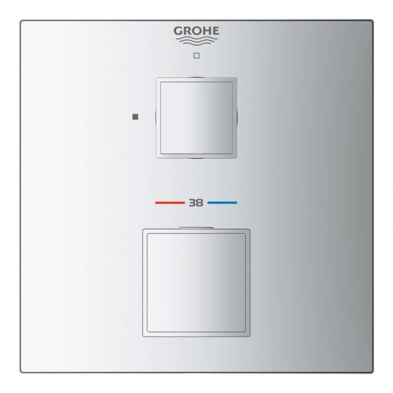 Змішувач прихованого монтажу Grohe Grohtherm Cube хром 24153000