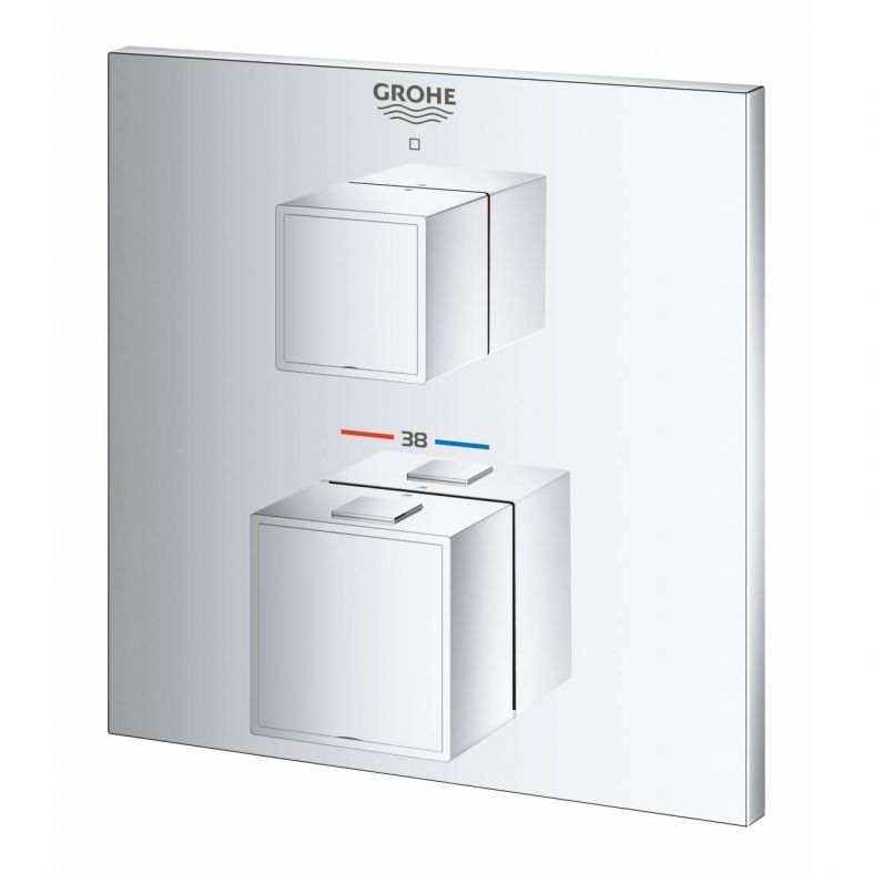 Змішувач прихованого монтажу Grohe Grohtherm Cube хром 24153000
