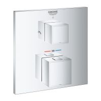 Змішувач прихованого монтажу Grohe Grohtherm Cube хром 24154000