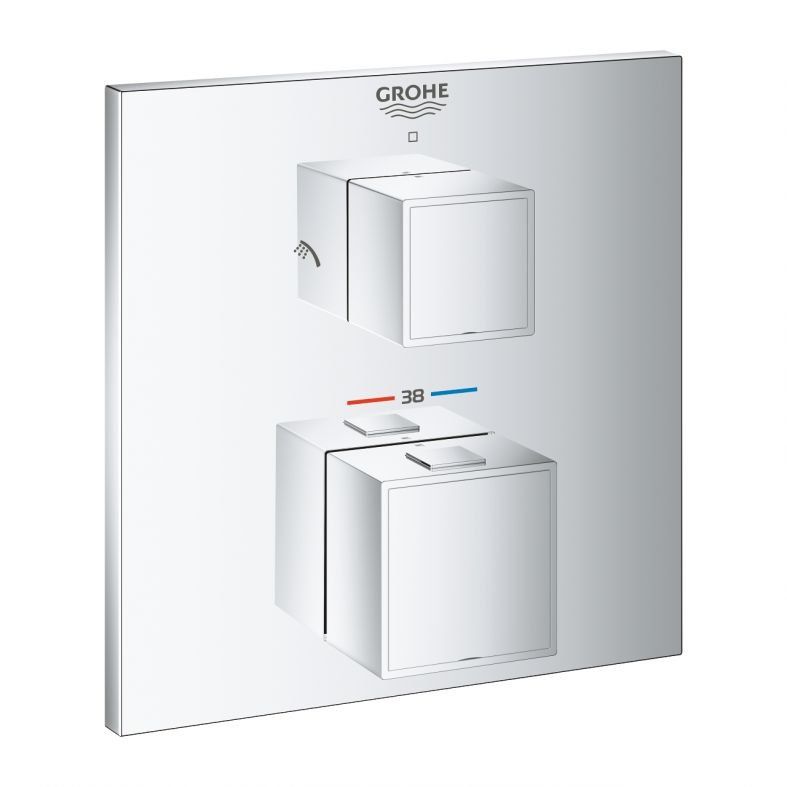 Змішувач прихованого монтажу Grohe Grohtherm Cube хром 24154000