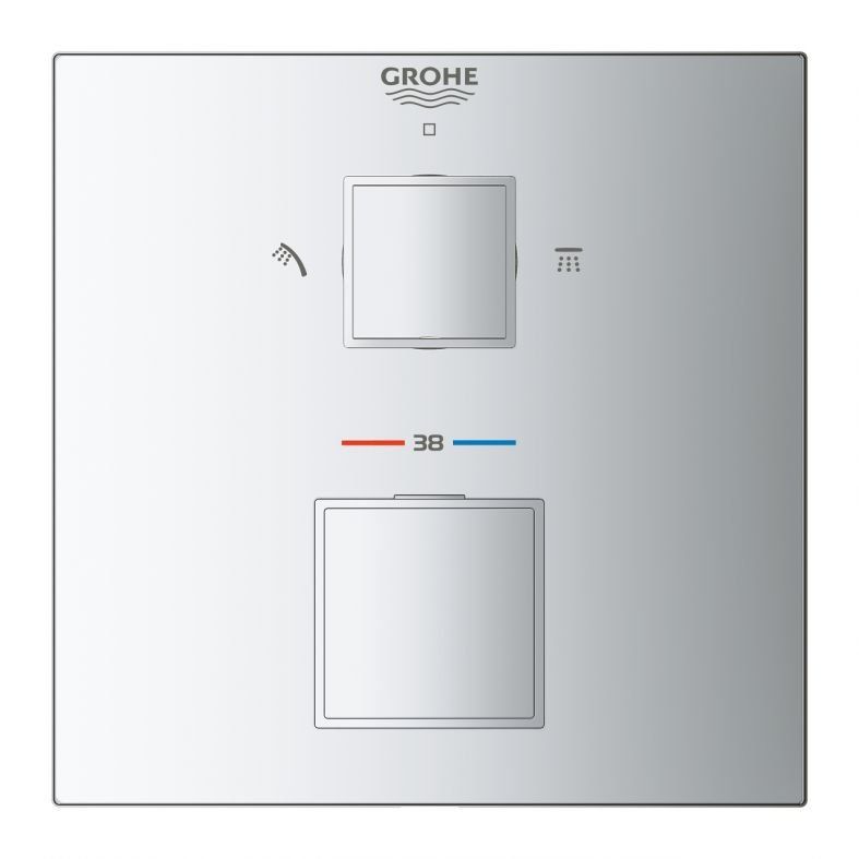 Змішувач прихованого монтажу Grohe Grohtherm Cube хром 24154000