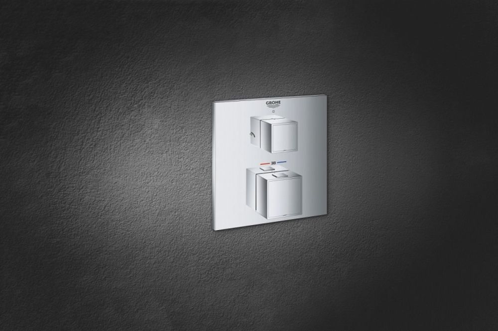 Змішувач прихованого монтажу Grohe Grohtherm Cube хром 24154000