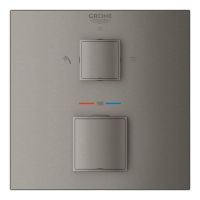 Змішувач прихованого монтажу Grohe Grohtherm Cube графіт темний матовий 24154AL0