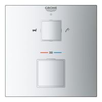 Змішувач прихованого монтажу Grohe Grohtherm Cube хром 24155000
