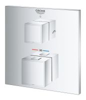 Змішувач прихованого монтажу Grohe Grohtherm Cube хром 24155000