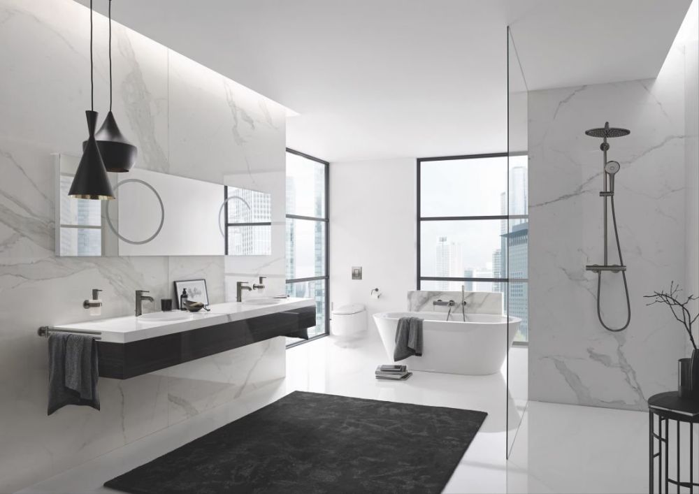 Змішувач для раковини Grohe Essence графіт темний матовий 24171AL1