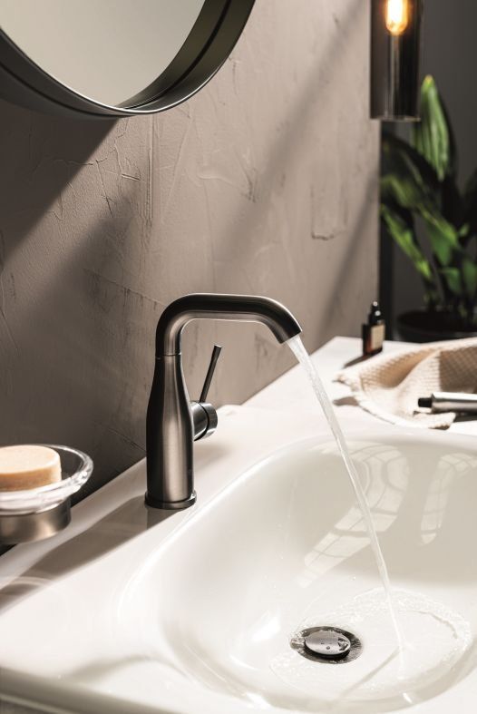 Змішувач для раковини Grohe Essence графіт темний матовий 24173AL1
