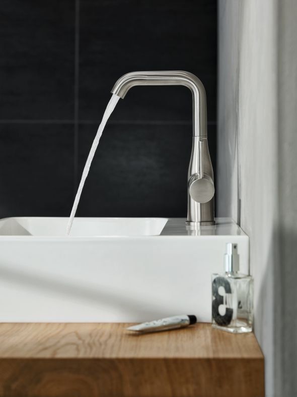 Змішувач для раковини Grohe Essence суперсталь 24174DC1