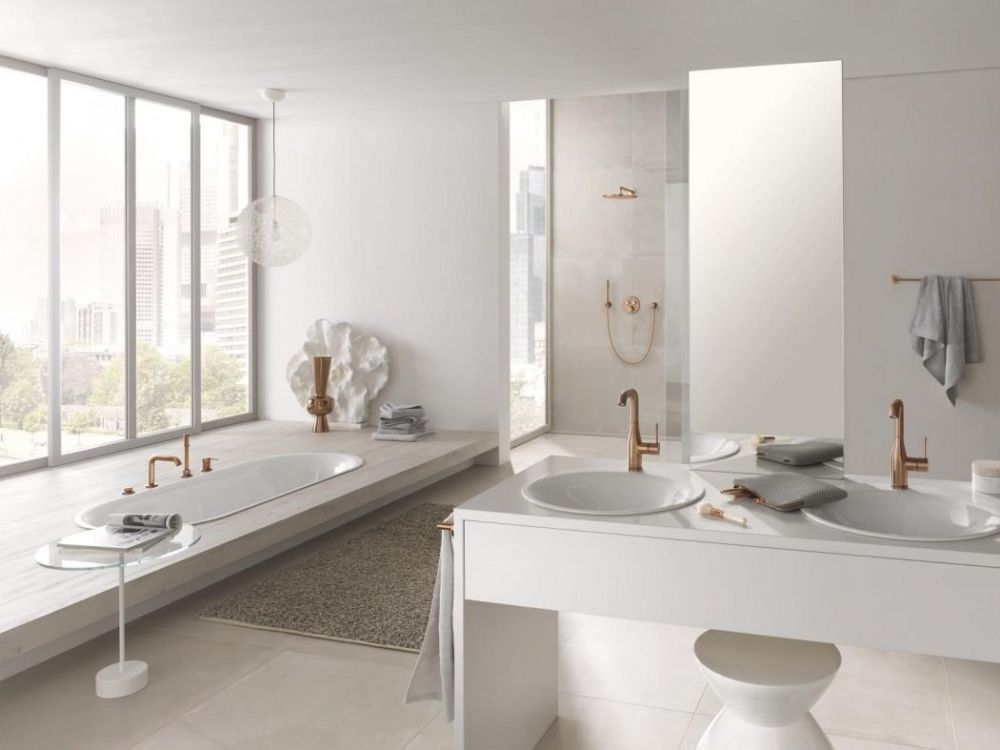 Змішувач для раковини Grohe Essence теплий захід сонця матовий 24174DL1